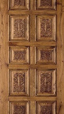 Rivestimenti in legno per porte di sicurezza